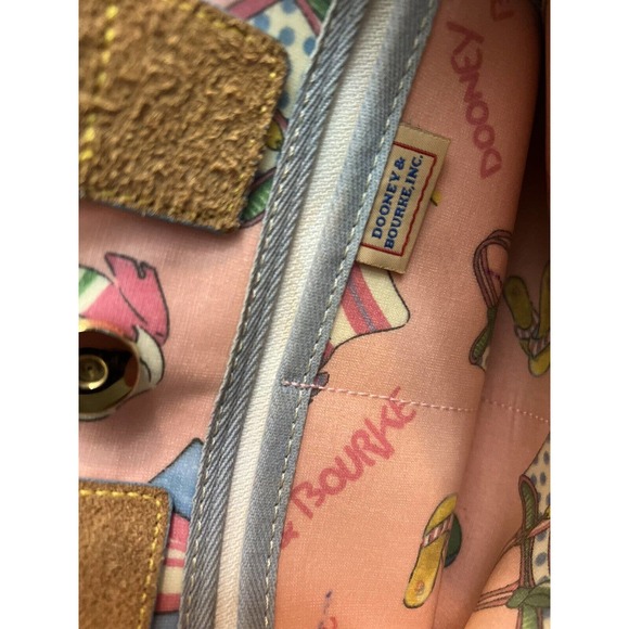 Dooney and Bourke MIAMI Beach Design Coated Canvas Handbag RETIRED - Picture 8 of 11